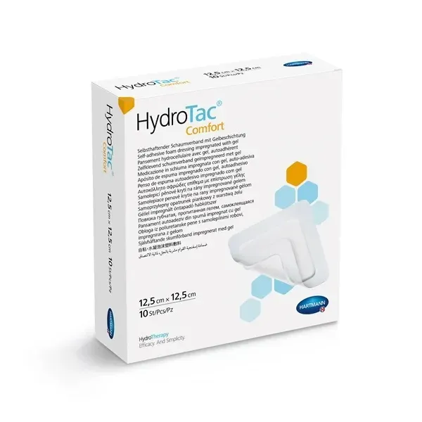 Hydrofiel schuimverband HydroTac Comfort 12.5 x 12.5 cm