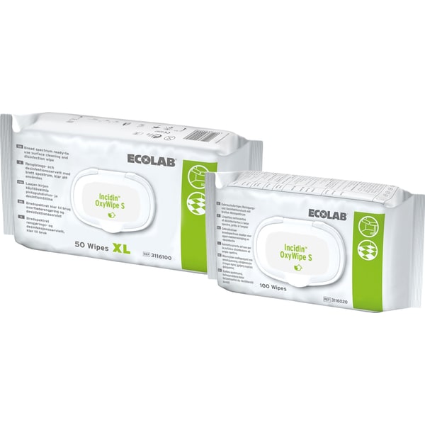 Incidin OxyWipe S 100 doekjes