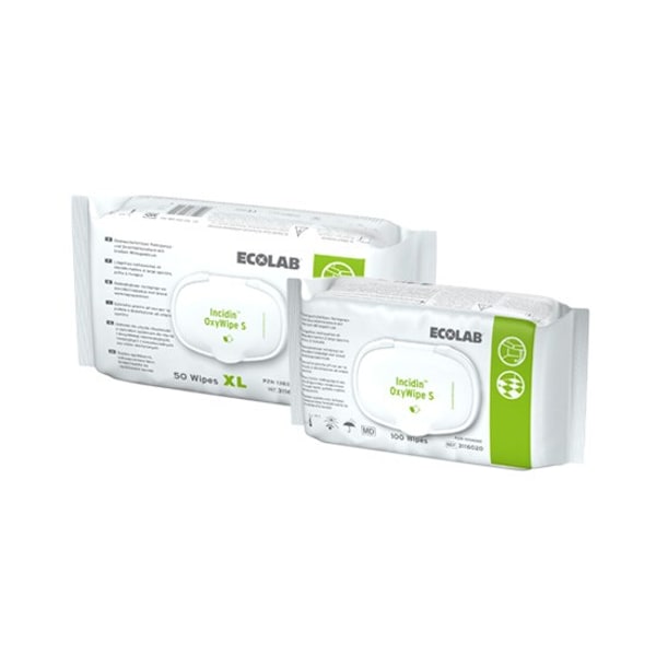 Incidin OxyWipe S 100 doekjes, foto 2 van 3