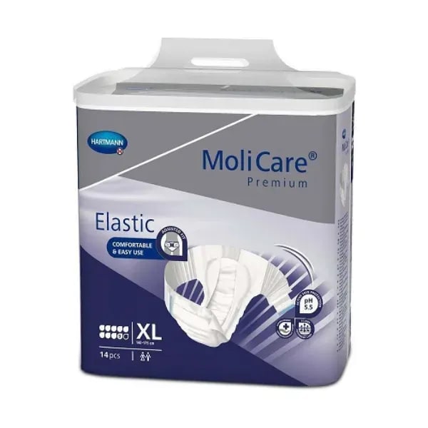 Incontinentieslip MoliCare Premium Elastic 6 drops - S, foto 6 van 6