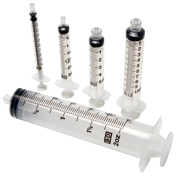 Injectiespuit Plastipak 3 delig 1 ml luer lock
