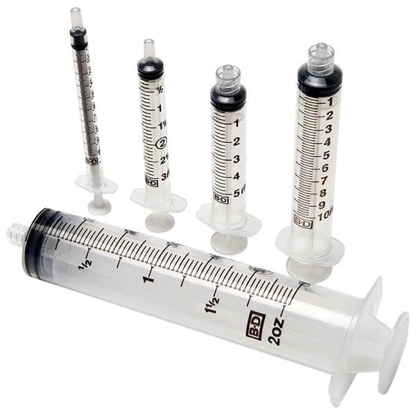 Injectiespuit Plastipak 3 delig 1 ml luer lock