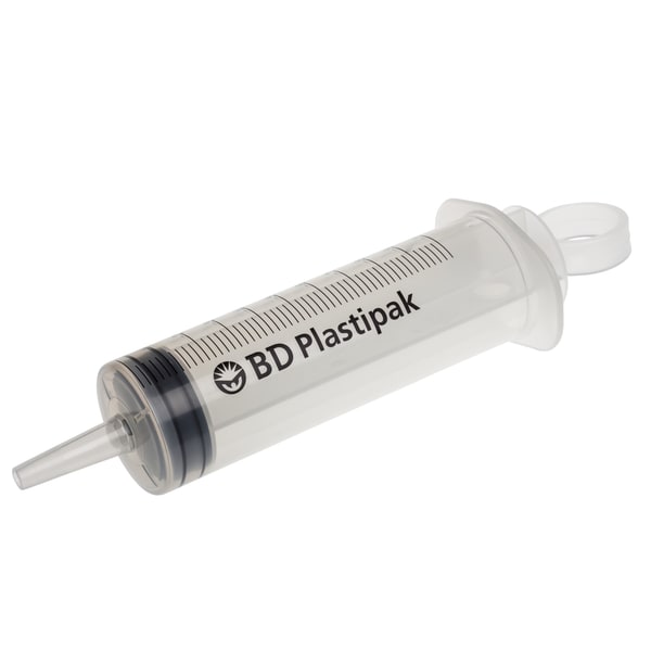 Injectiespuit Plastipak 3-delig 100 ml katheter tip