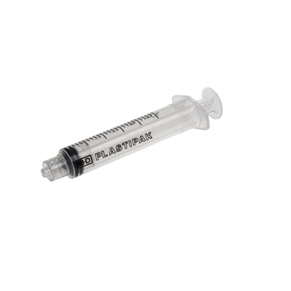 Injectiespuit Plastipak 3-delig 5 ml luer lock, foto 2 van 2