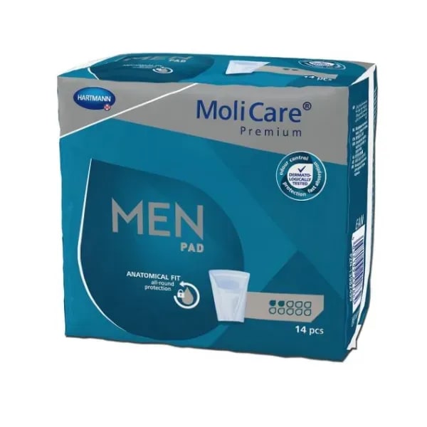 Inlegger MoliCare Premium MEN PAD 3 drops, foto 3 van 4
