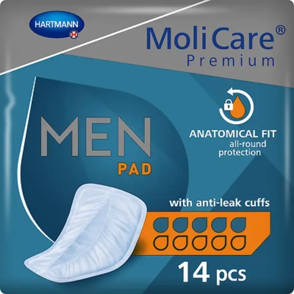 Inlegger MoliCare Premium MEN PAD 4 drops, foto 3 van 3