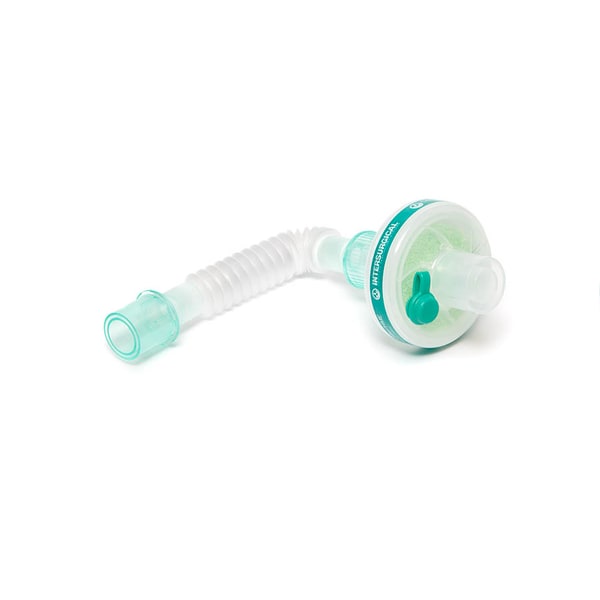 Intersurgical Clear-Therm™ Midi HMEF met luer lock aansluiting — afbeelding 3