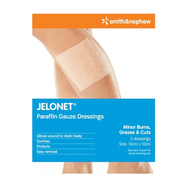 Jelonet zalfkompres 10 x 10 cm