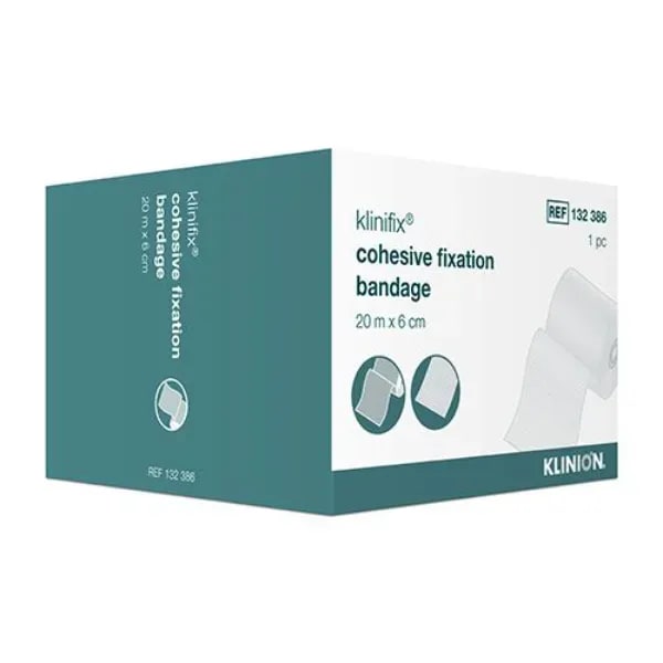 Klinifix cohesive elastisch fixatiewindsel 20 m X 6 cm