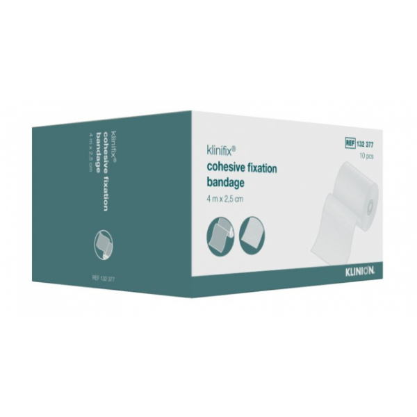 Klinifix Cohesive elastisch fixatiewindsel 4 m x 6 cm