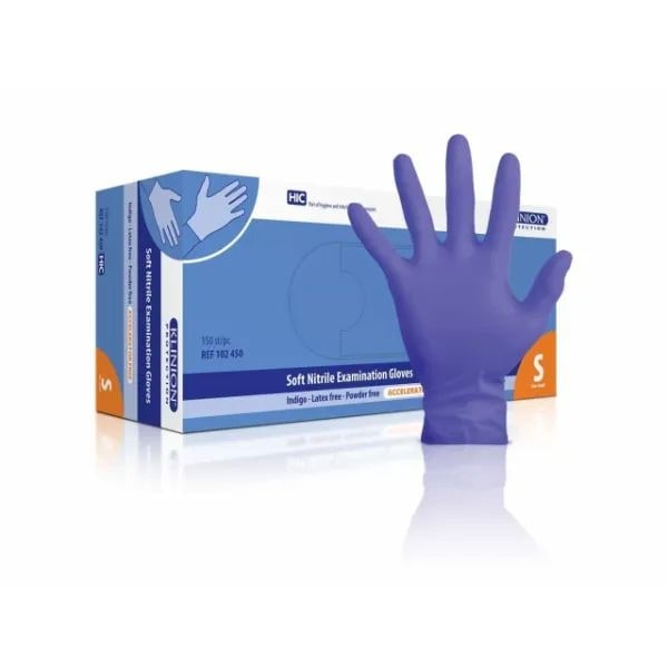 Klinion Sensitive Nitril onderzoekshandschoenen blauw - L
