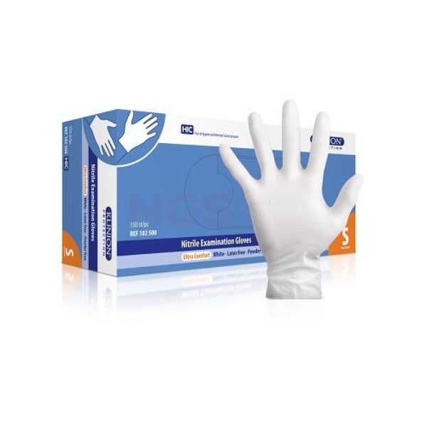 Klinion Ultra Comfort Nitril onderzoekshandschoenen - S, Wit