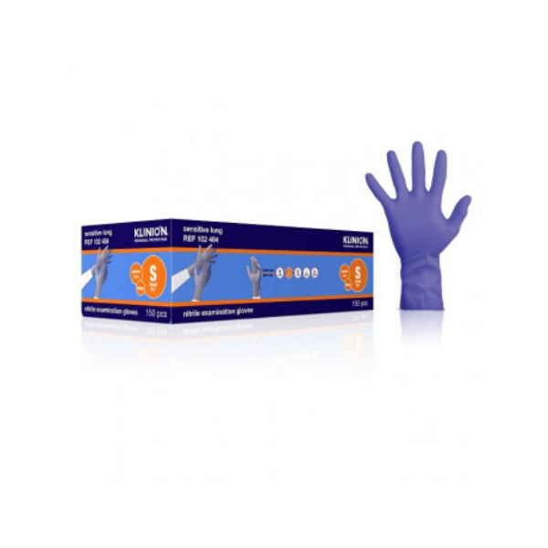 KlinionPersonal Protection Sensitive nitril handschoen lang manchet S