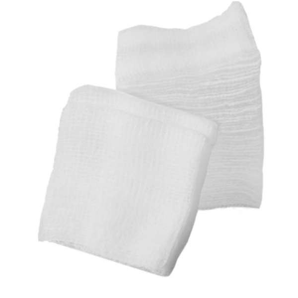 KOMPRI lux hydrofiel gaaskompressen 12 laags 10 x 10 cm per 5 stuks verpakt