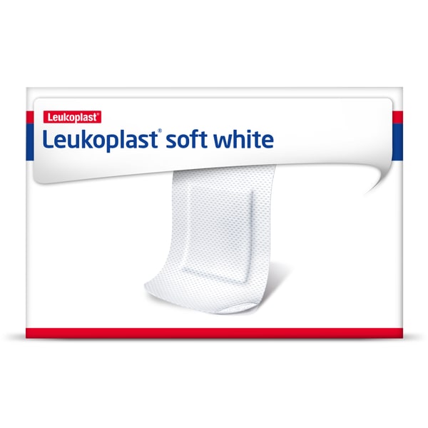 Leukoplast soft white injectiepleister 1,9 x 4 cm