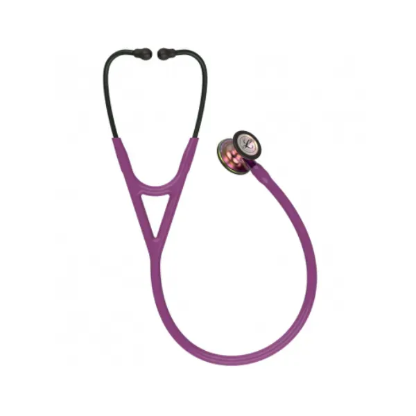 Littmann Cardiology IV stethoscoop - Pruim, Regenboog, Bewerkt RVS