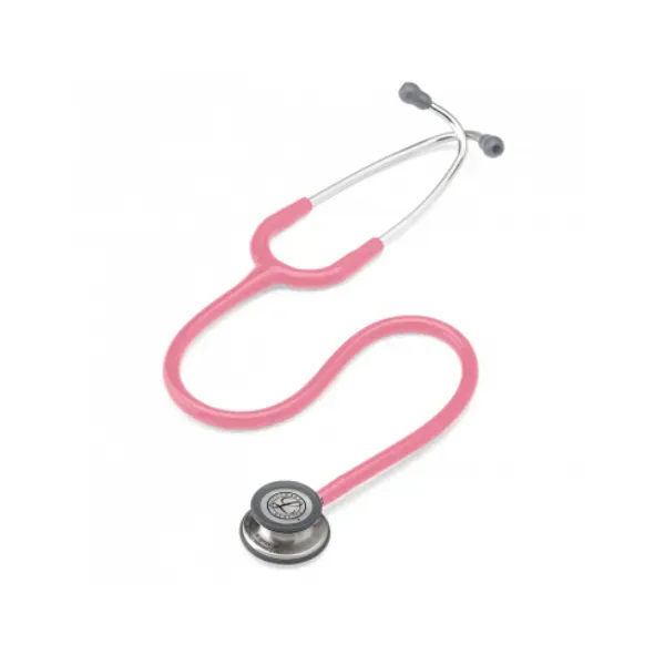 Littmann Classic III Monitoring stethoscoop - Parelroze, Zilver, Bewerkt RVS