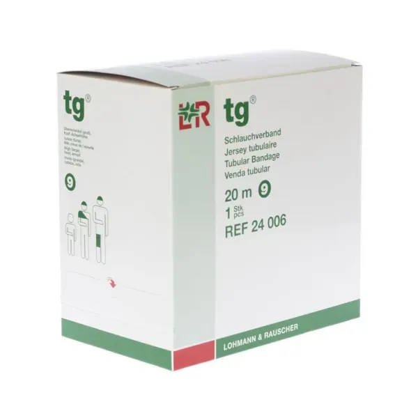 L&amp;R TG® buisverband gerold 20 m Afm. 9 voor bovenbeen (groot) hoofd oksel