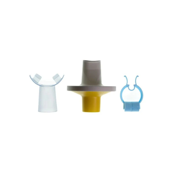 MADA 83B Yellow Bacteriefilters neusklem met foampad en bite-on mondstuk