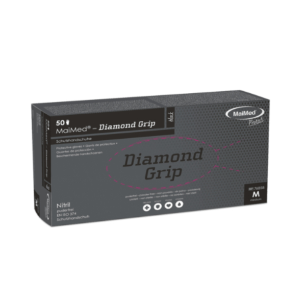MaiMed-Diamond Grip+ nitril handschoenen - M