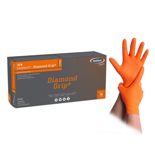MaiMed-Diamond Grip+ nitril handschoenen - M