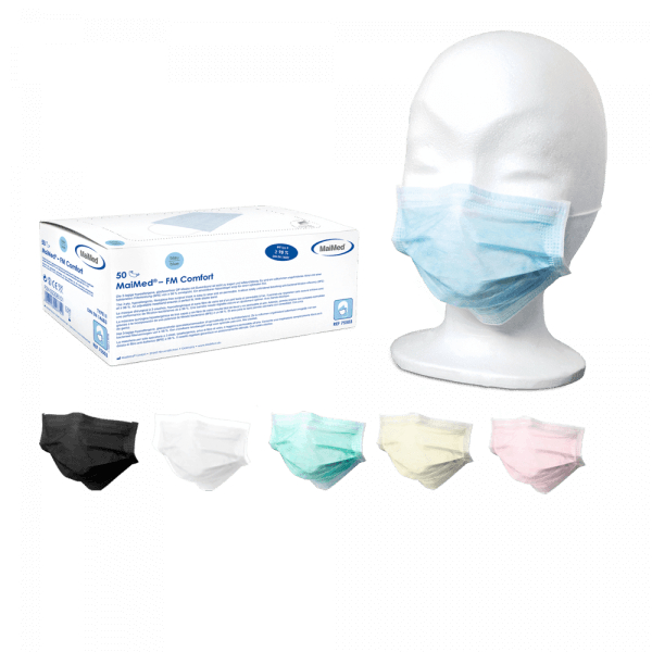 MaiMed-FM Comfort masker elastische bandjes 3 laags type II roze