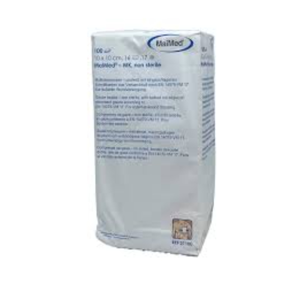 MaiMed gaascompres 10 x 10 cm 12 laags