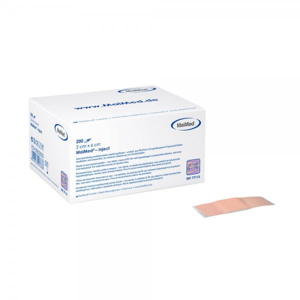 MaiMed-inject injectiepleister 1cm x 4cm water-resistant 400 stuks