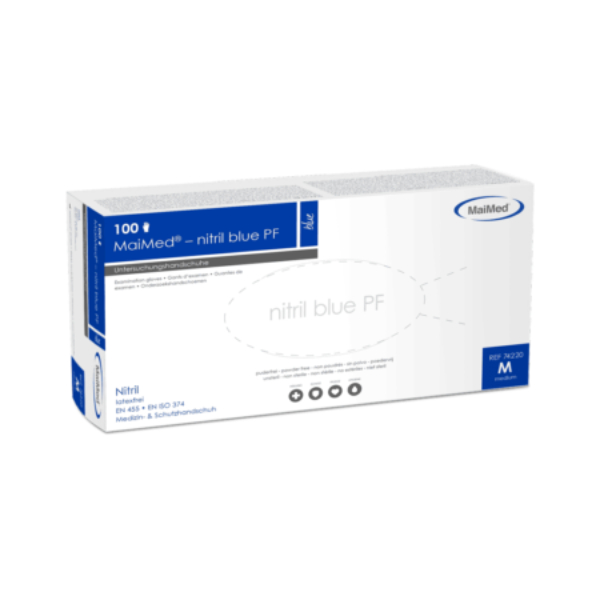 MaiMed-nitril blauw nitrile handschoenen M
