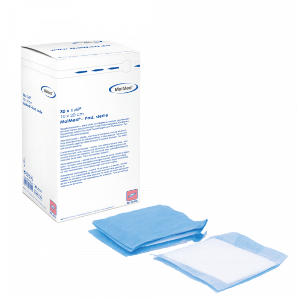MaiMed-Pad absorberend verband 10x20 cm 
steriel