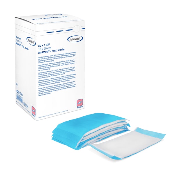 MaiMed-Pad absorberend verband10x10 cm 
steriel