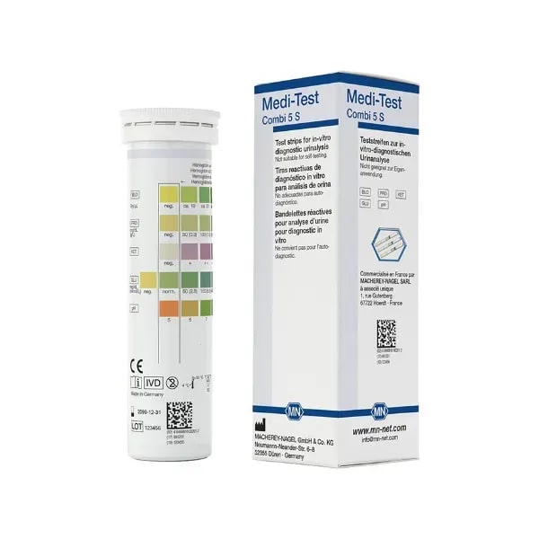 Medi-Test Combi 5 urine test strips, foto 6 van 6