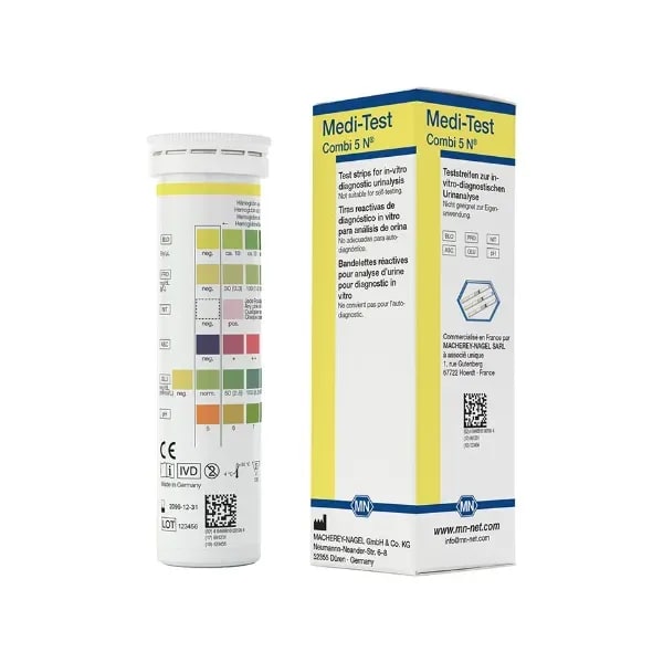 Medi-Test Combi 8 L urine test strips, foto 2 van 6