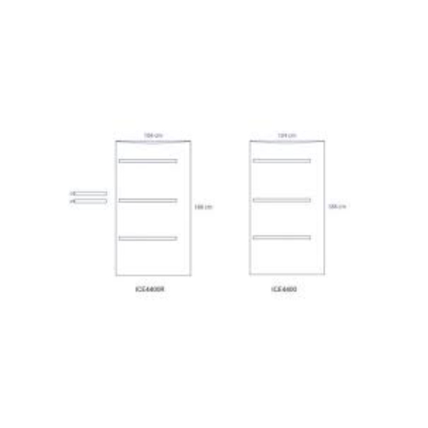 Medline 188 x 104cm 3 zelfklebvende bandjes 2 elastische bandjes