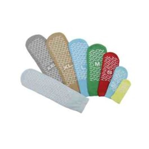 Medline antislip sokken large 36 - 38 blauw