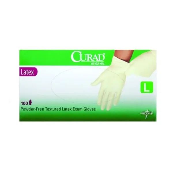 Medline Curad latex onderzoekshandschoenen - L
