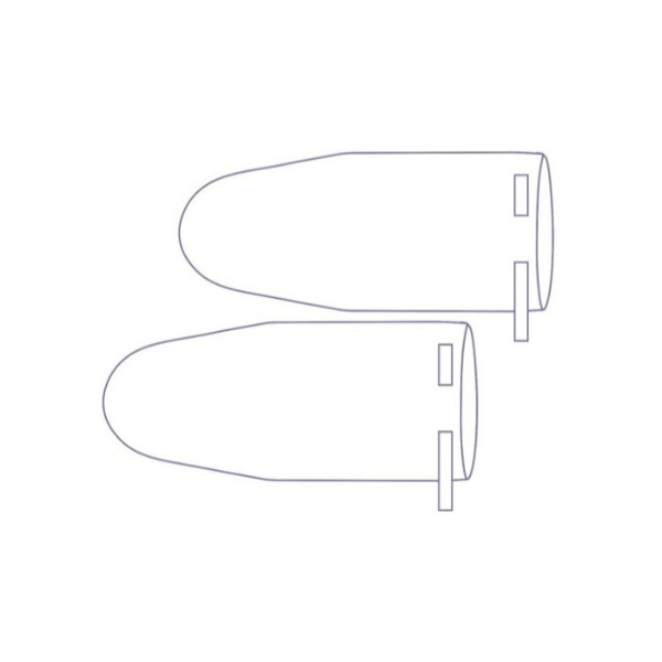 Medline Miscoscoophoes 2x Handvaten 15 x 35 cm
