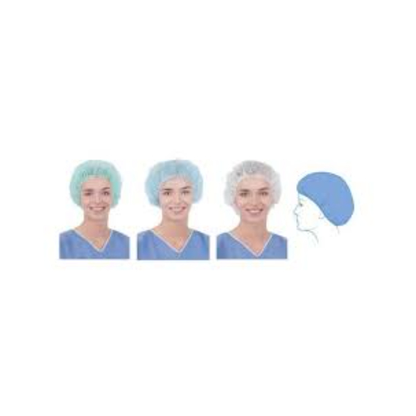 Medline ok muts bouffant 60 cm wit