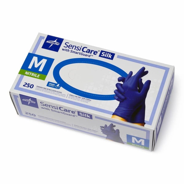 Medline SensiCare Silk nitril handschoenen - L