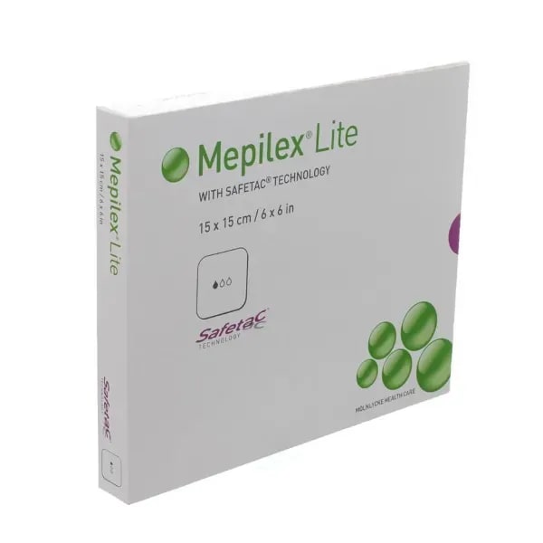 Mepilex Lite schuimverband 10 x 10, foto 2 van 2