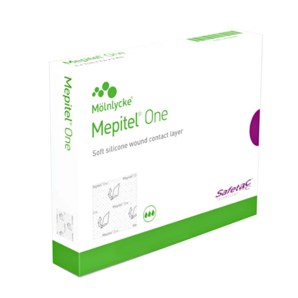 Mepitel one siliconen wondcontactlaag 8 x 10 cm
