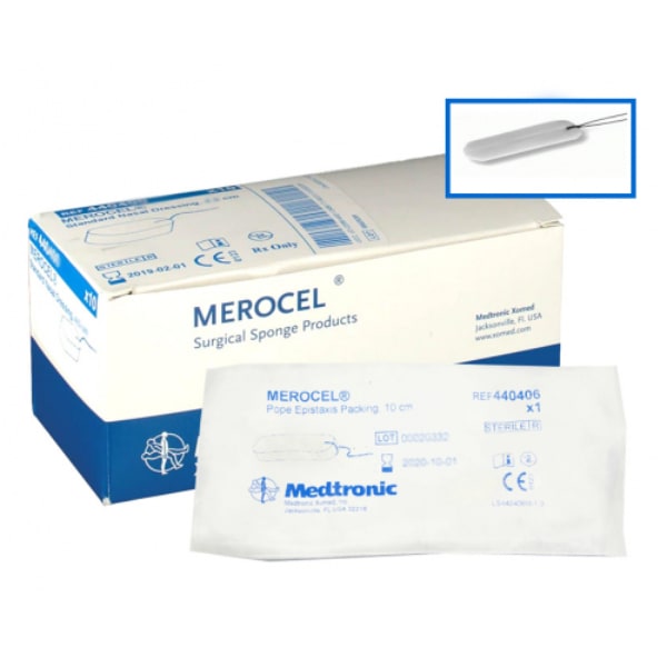 Merocel neustampon 10 x 1,5 cm met string