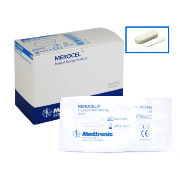 Merocel neustampon zonder string 10 cm x 1,5 x 2,5 cm