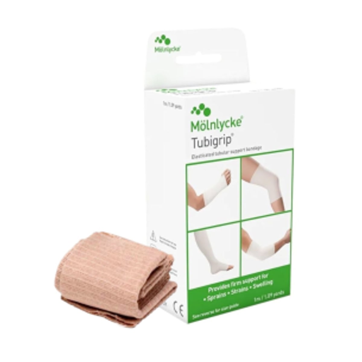 Mölnlycke Tubigrip buisverband - 10 meter, Beige, C, foto 3 van 3