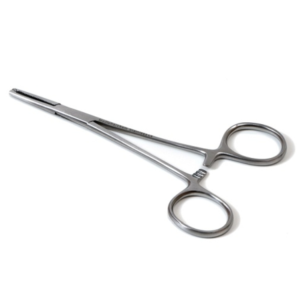Mosquito arterieklem 1x2 tanden 12 cm recht rvs