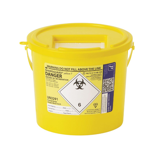 Naaldencontainer 7 liter Sharpsguard