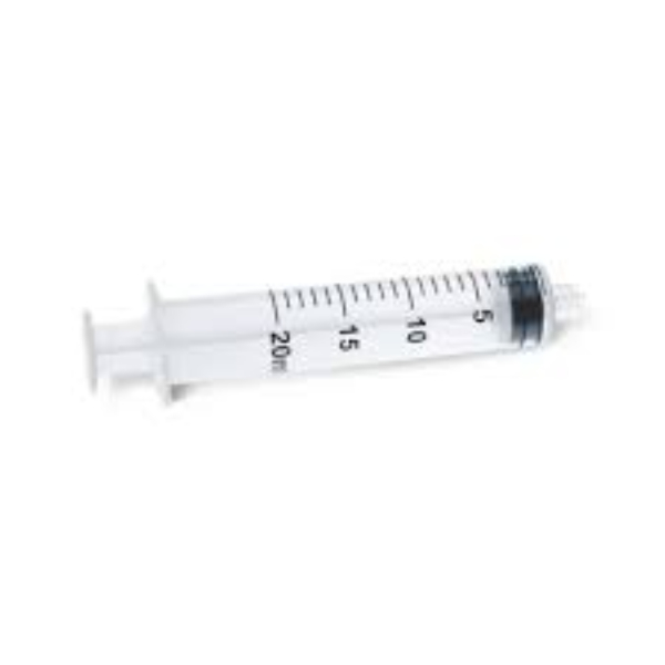 Nipro injectiespuit 3 delig 20 ml Luer Lock
