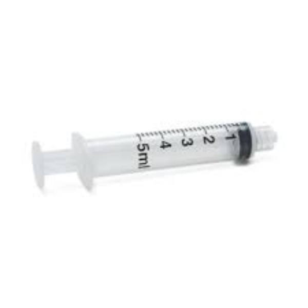 Nipro injectiespuit 3 delig 5 ml Luer Lock