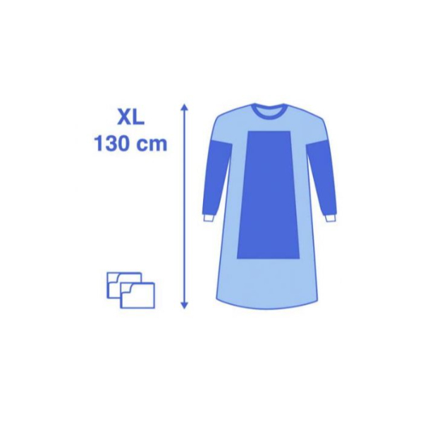 OK jas spunlace PE versterkt XL 130 cm