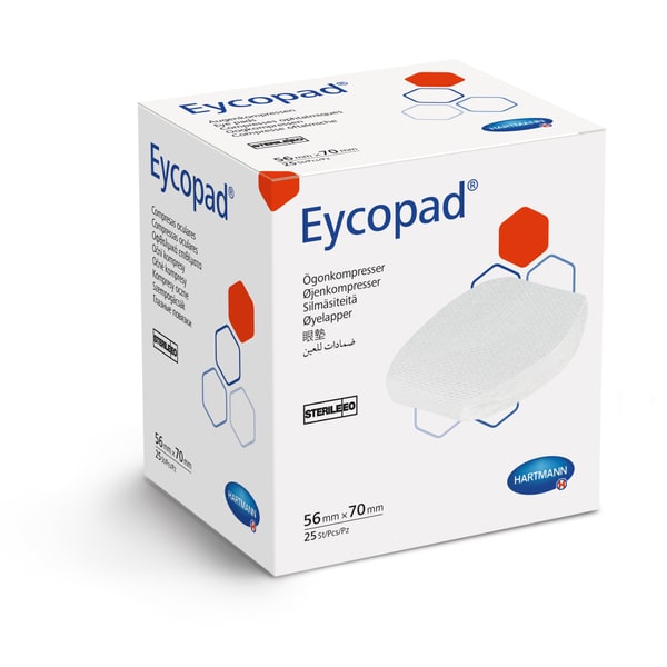 Oogkompres Eycopad 56 x 70 mm, foto 3 van 3